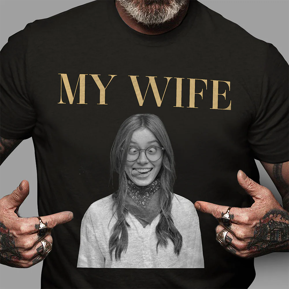 Custom Funny Photo My Wife My Husband Family Comfort Shirt - Gift For Family, Couple, Wife, Husband HO82 903028 - Image 4