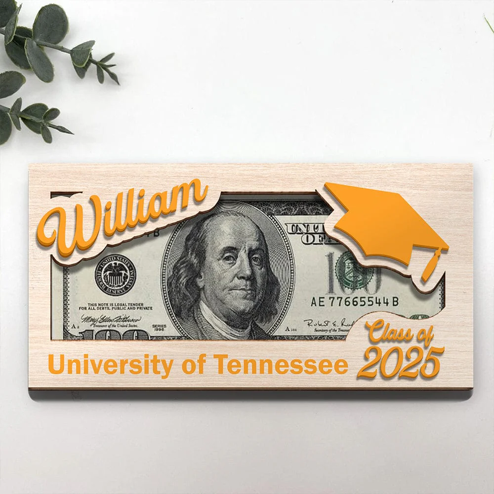 Custom Name Class Of 2026 Graduation Wood Money Holder HO82 893494 - Image 3