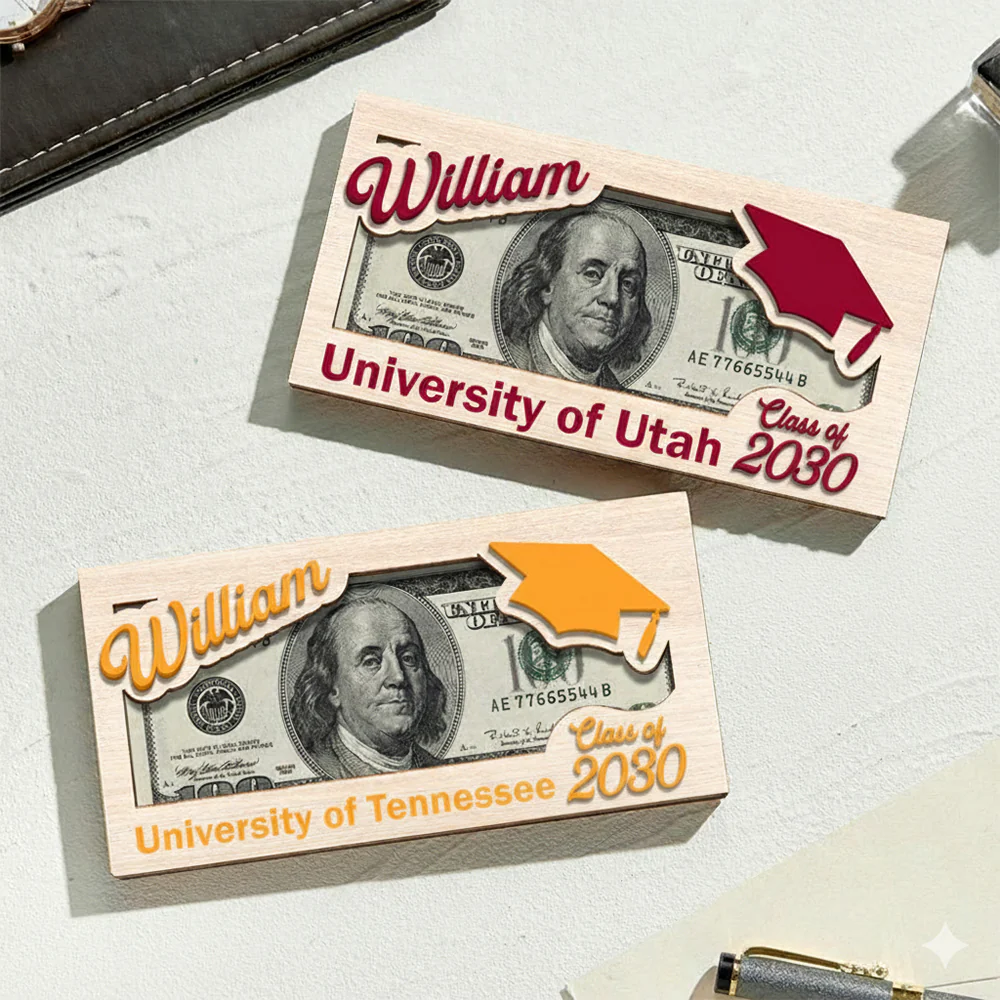 Custom Name Class Of 2026 Graduation Wood Money Holder HO82 893494 - Image 8