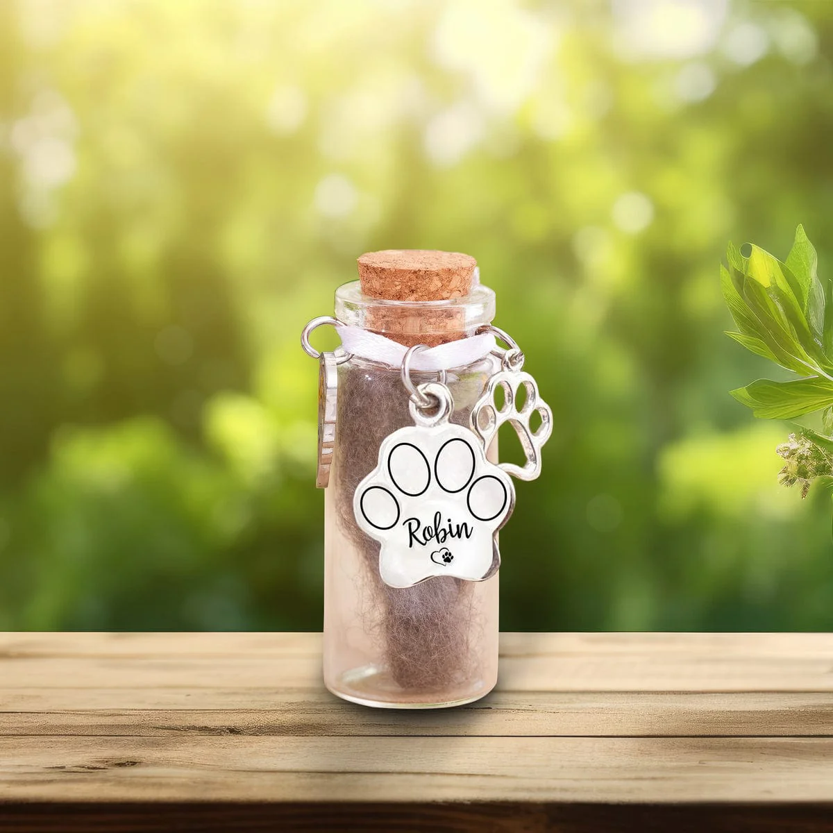 Custom Pet Name Fur Memorial Jar Personalized Gift DA199 889702 - Image 3