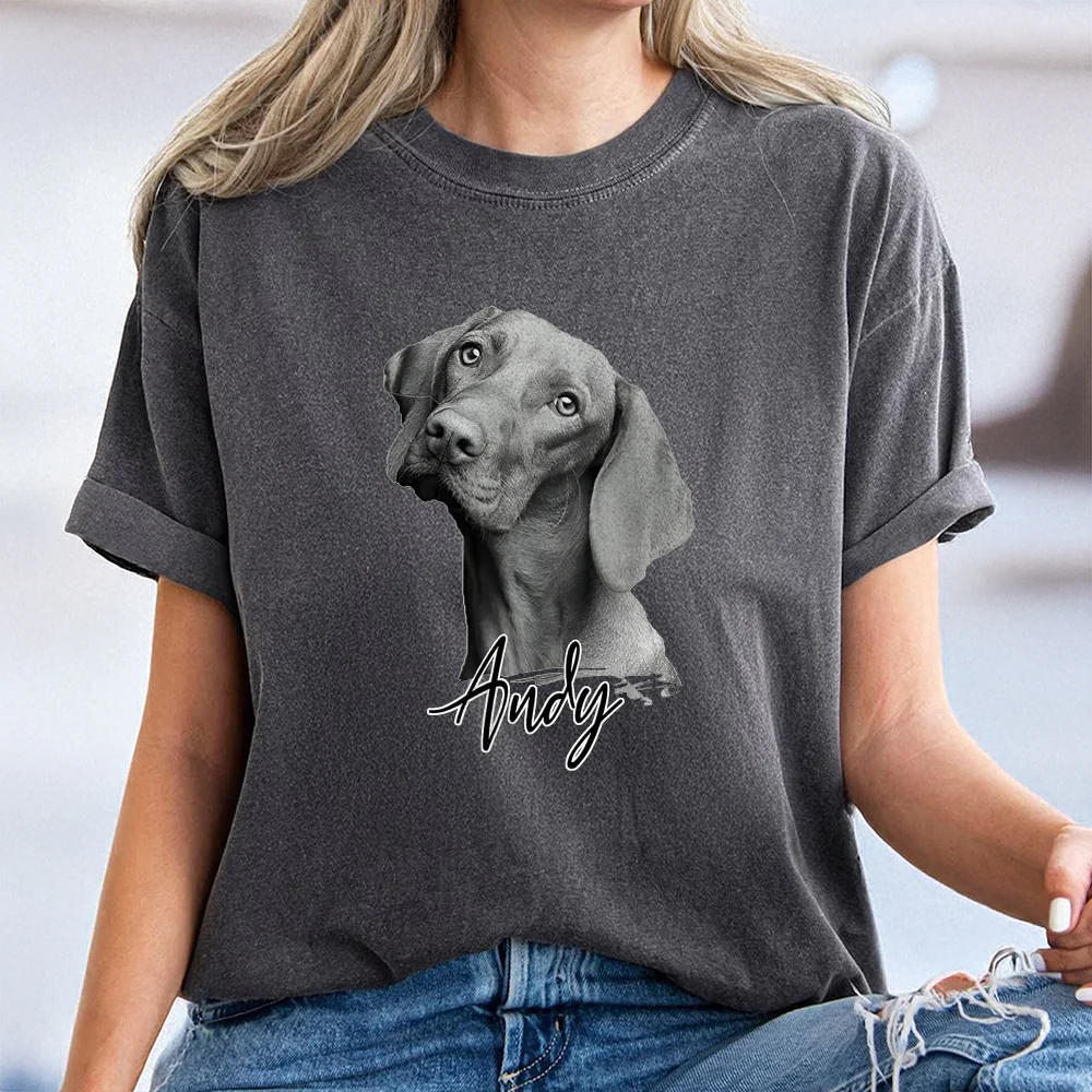Custom Pet Portrait Dog Comfort Shirt HO82 894886 - Image 4