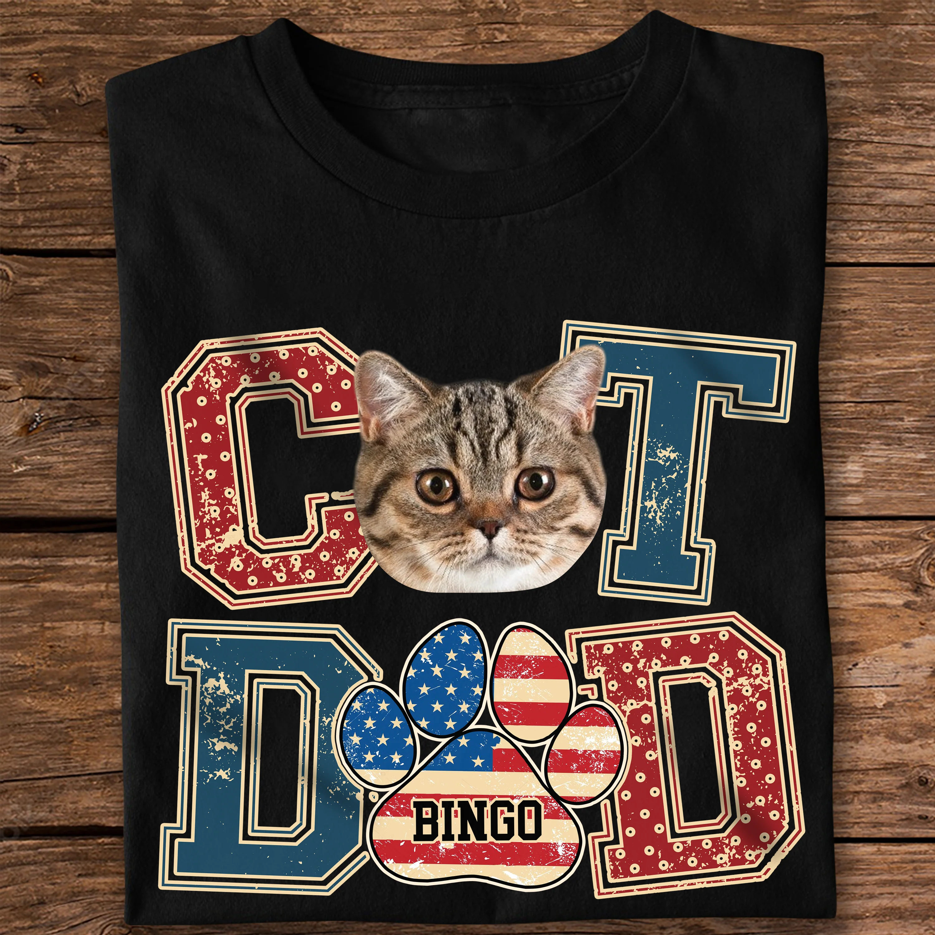 Custom Photo Best Cat Dad Shirt Gift For Father's Day, Cat Owners, Cat Lovers HO82 894040 - Image 9