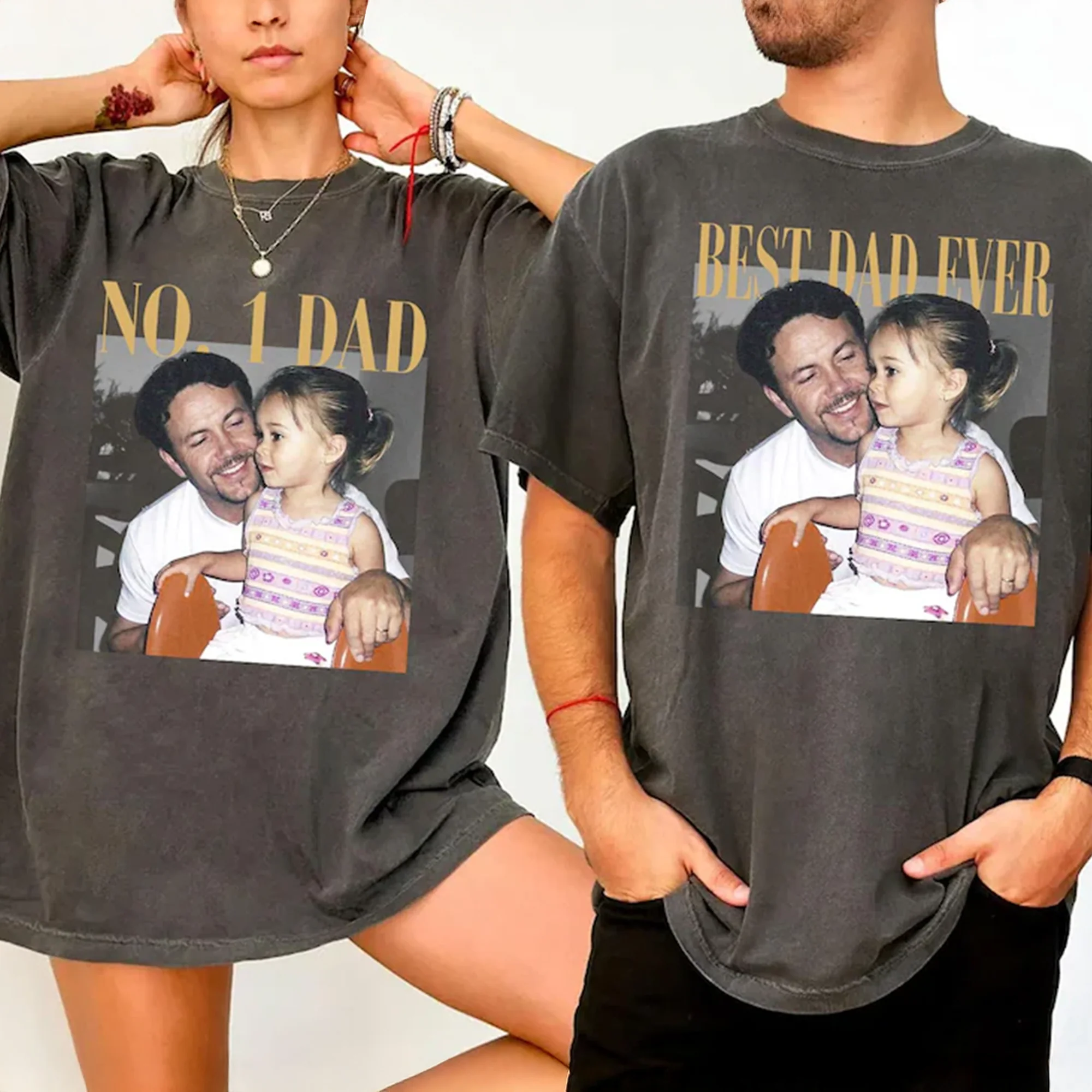 Custom Photo Best Dad Ever Comfort Shirt - Dad, Grandpa, Father's Day Gift, HO82 902712 - Image 5