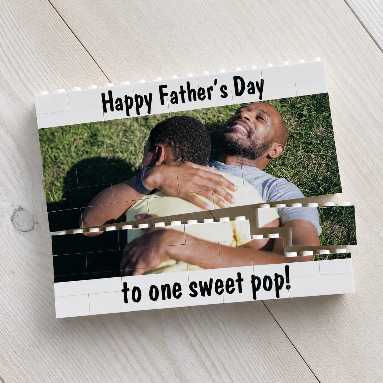 Custom Photo Building Brick Block - Father's Day Dad Gift, Unique Gift HO82 902598 - Image 3