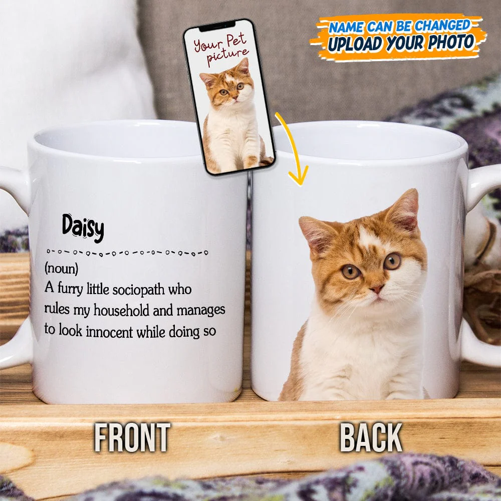 Custom Photo Cat Definition Coffee Mug N304 889142