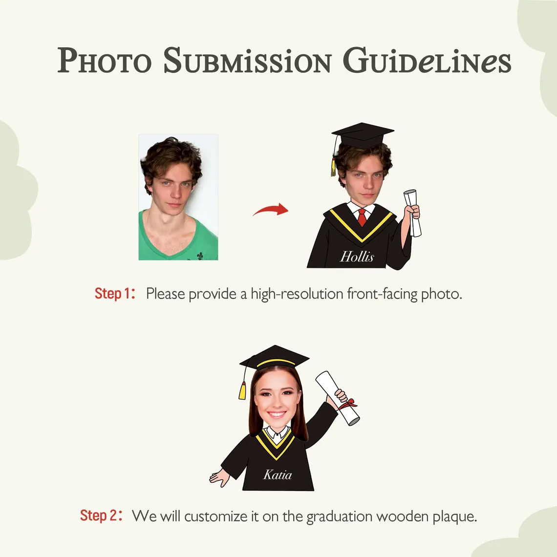 Custom Photo Class Of 2026 Graduation Lei, Senior Night Gift Lei, Ribbon Lei, Gift For Graduates HO82 901526 - Image 5
