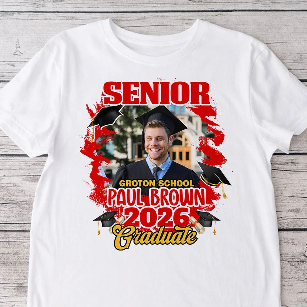 Custom Photo Congrats Senior Graduation Bright Shirt TA29 890106 - Image 10
