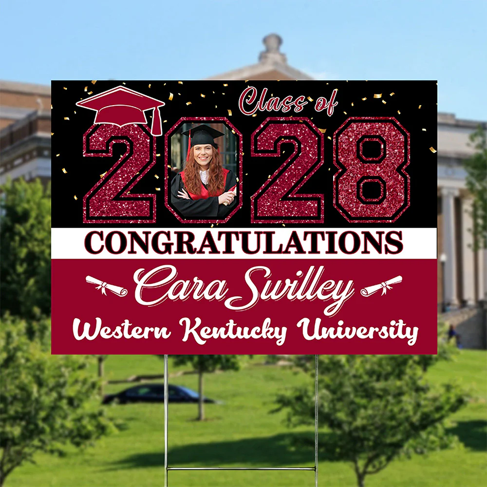 Custom Photo Congratulations Class Of 2026 Graduation Yard Sign HO82 893484 - Image 7
