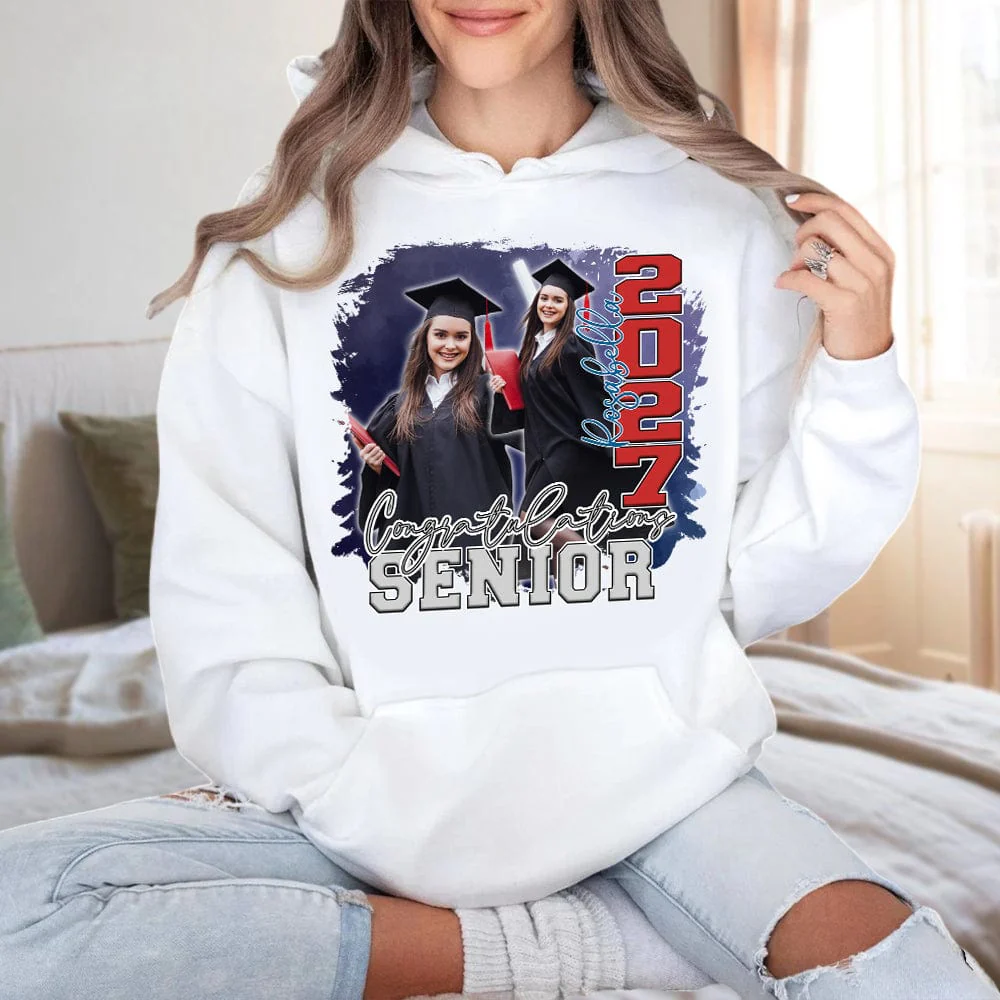 Custom Photo Congratulations Senior 2025 Graduation Bright Shirt T368 890122 - Image 16