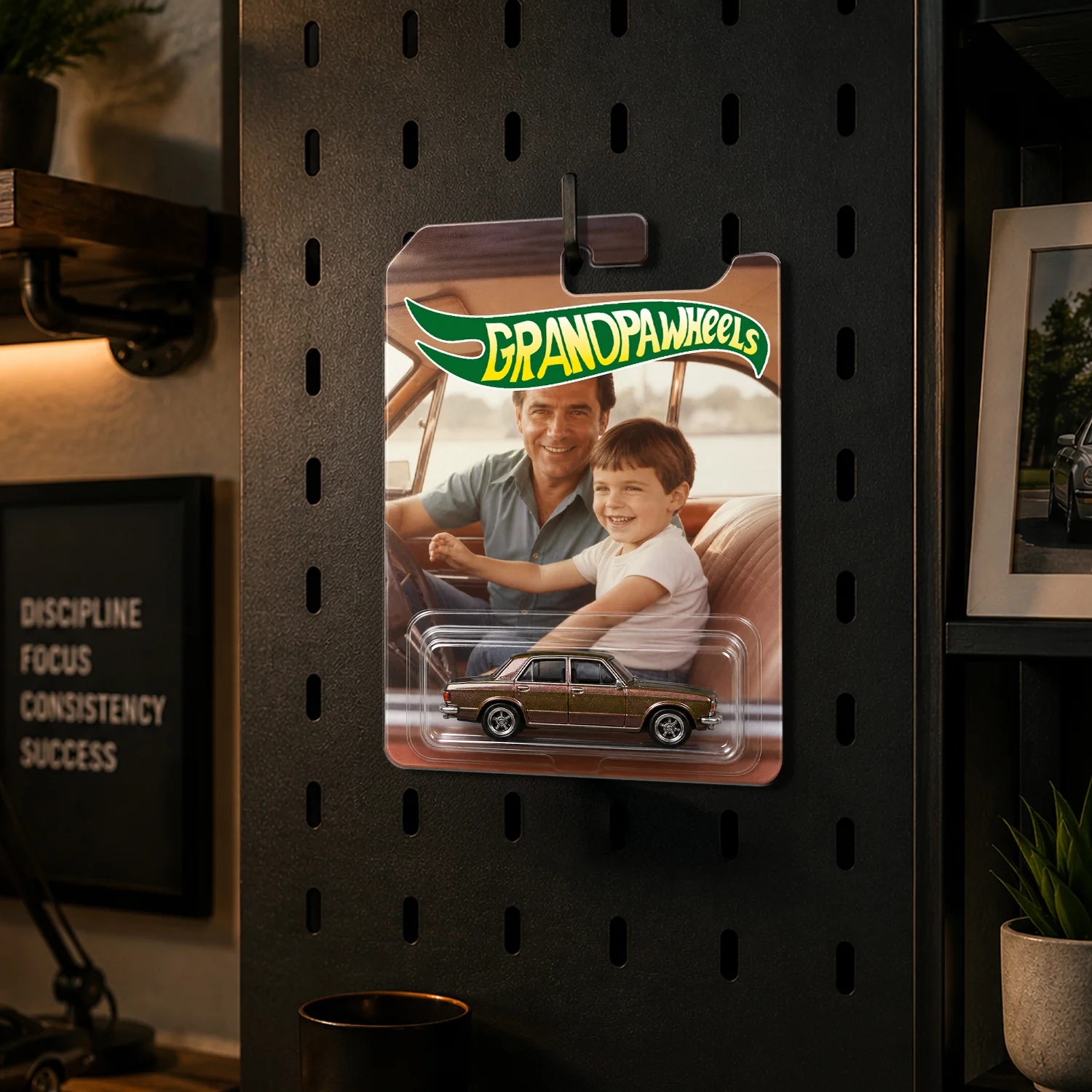 Custom Photo Dad Wheels - Gift for Dad, Father's Day Custom Collector Gift HO82 902662 - Image 2