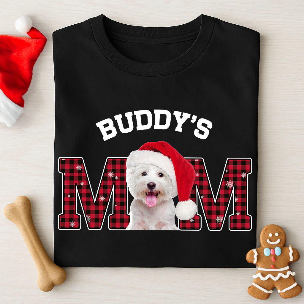 Custom Photo Dog Cat Dad Dark Shirt Christmas Gift For Family HO82 894396 - Image 6