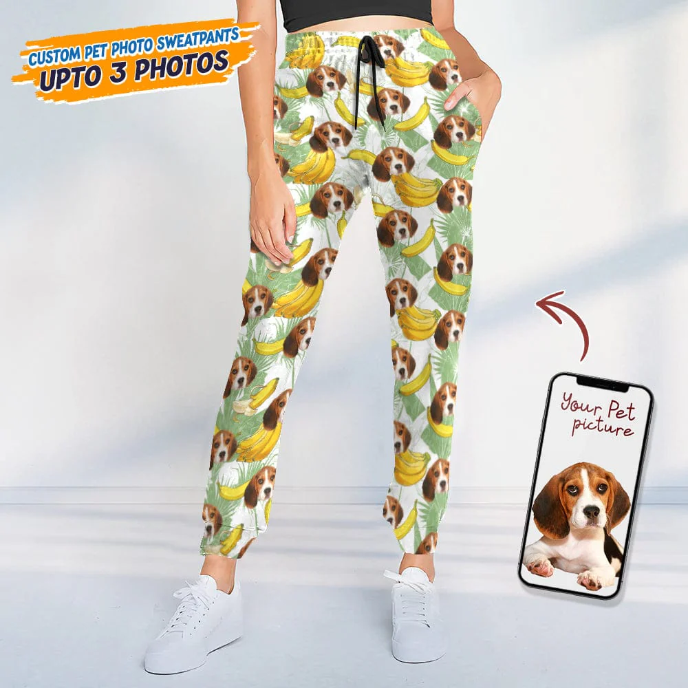 Custom Photo Dog Cat For Men And Women Christmas Sweatpants N304 889220 - Image 3