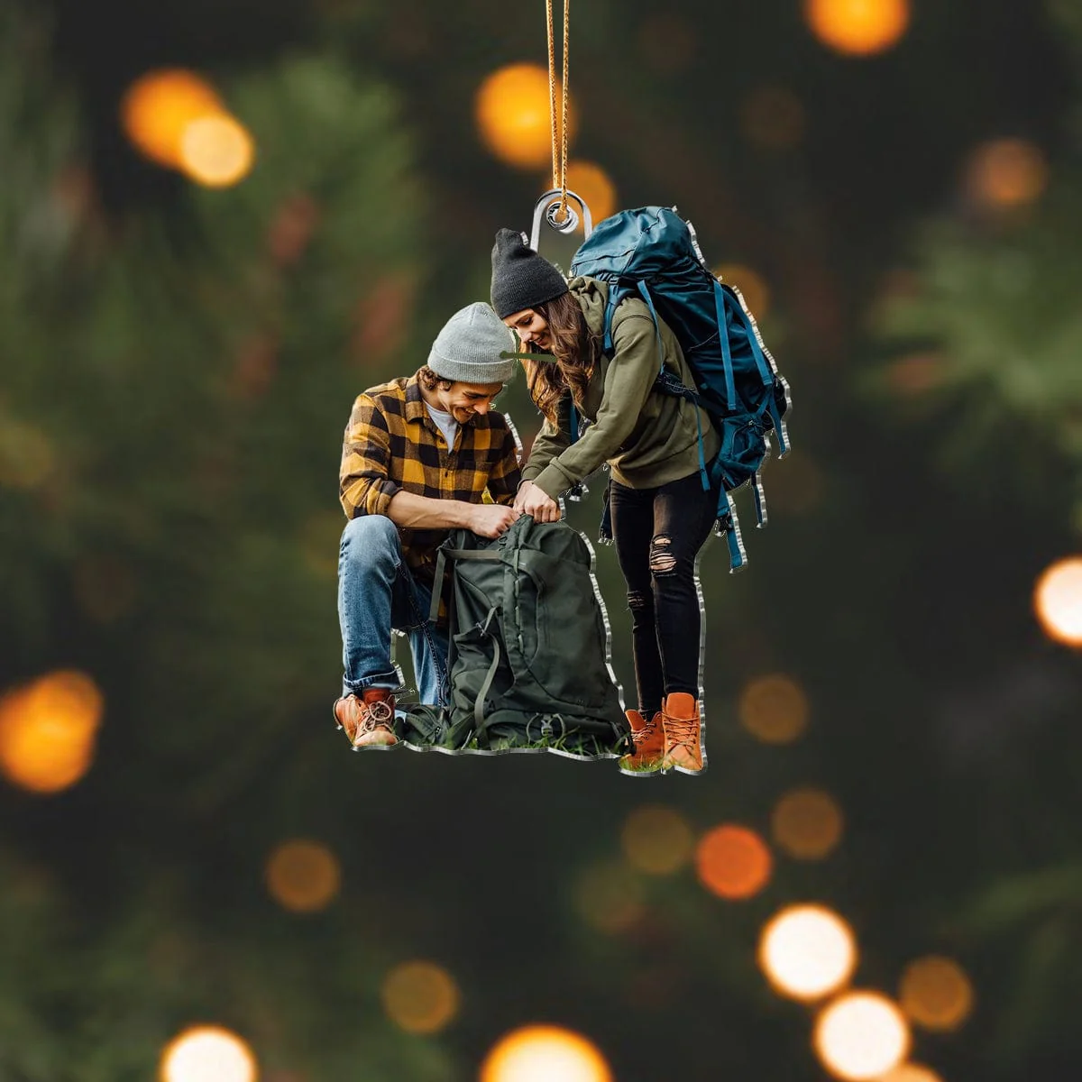Custom Photo For Camping Lovers Acrylic Ornament N304 889752 - Image 3