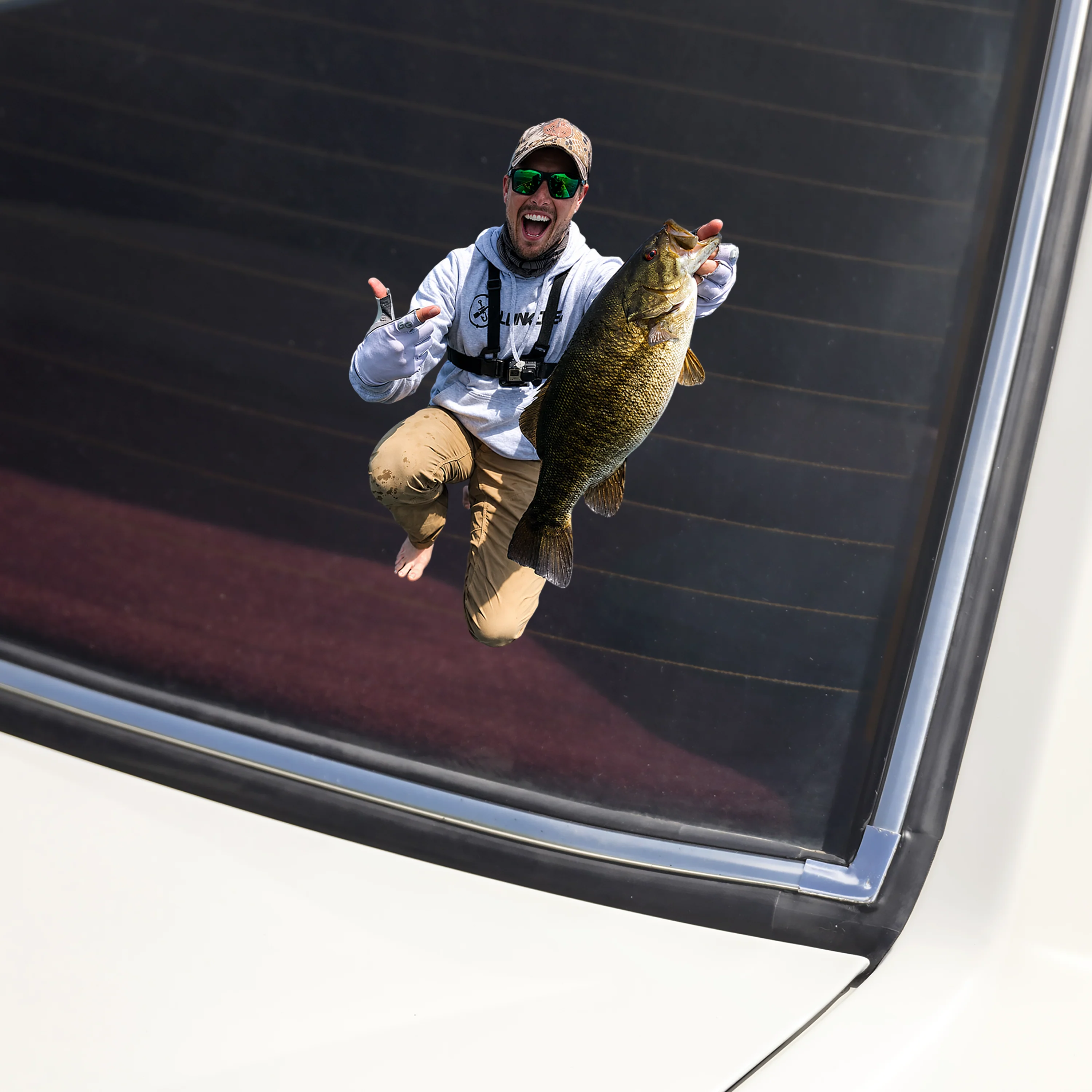 Custom Photo For Fishing Lovers Car Sticker - Gift For Dad, Fishing Lovers HO82 902370 - Image 3
