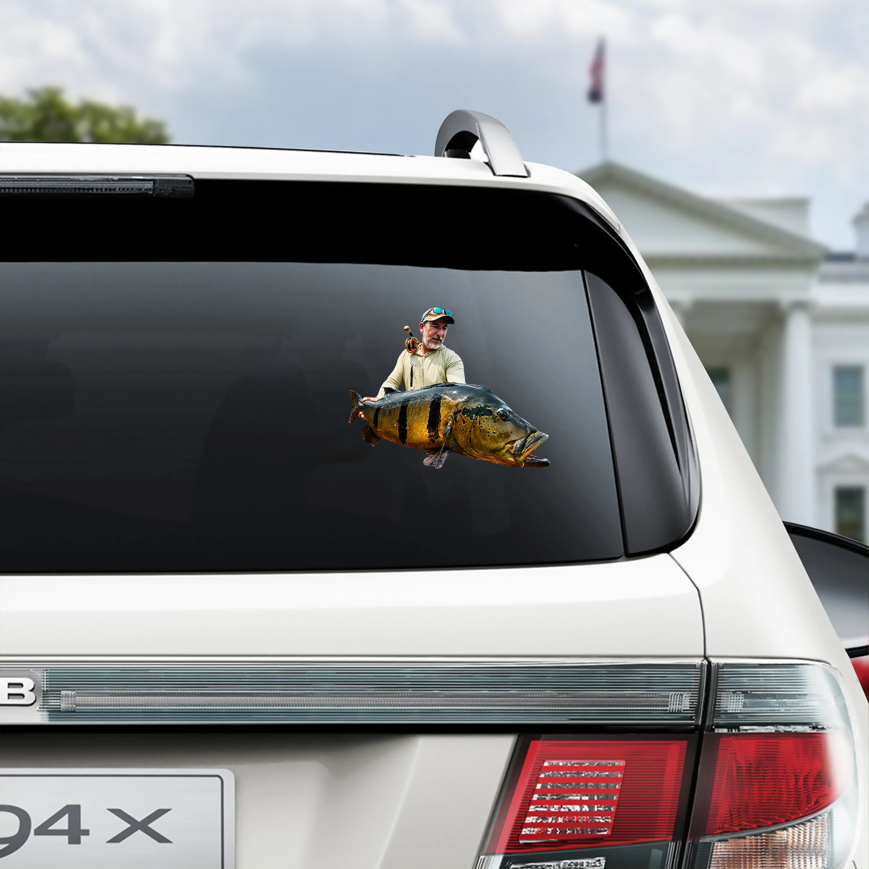 Custom Photo For Fishing Lovers Car Sticker - Gift For Dad, Fishing Lovers HO82 902370 - Image 5
