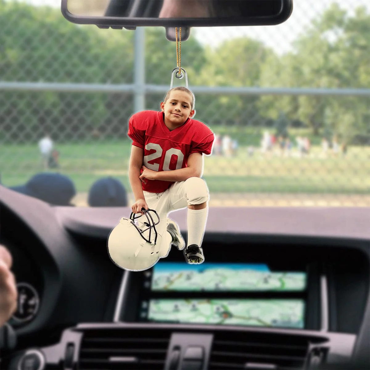 Custom Photo For Football Lovers Acrylic Ornament N304 889754 - Image 2