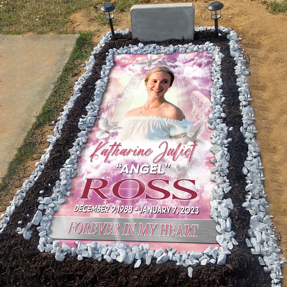 Custom Photo Forever In My Heart Home Going Memorial Grave Blanket TA29 890280 - Image 6