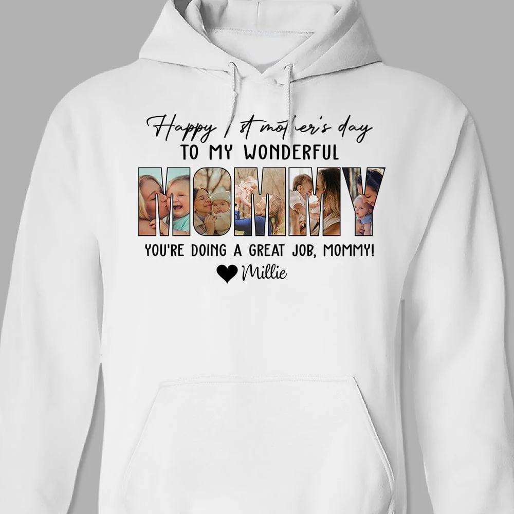 Custom Photo Happy 1st Mother's Day Mummy Bright Shirt NHS87 889034 - Image 5