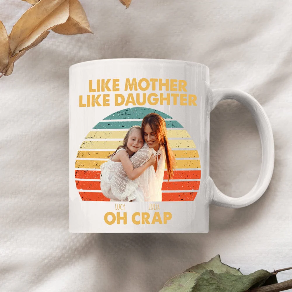 Custom Photo Happy Mother's Day Like Mother Like Son Family Mug T286 890426 - Image 4