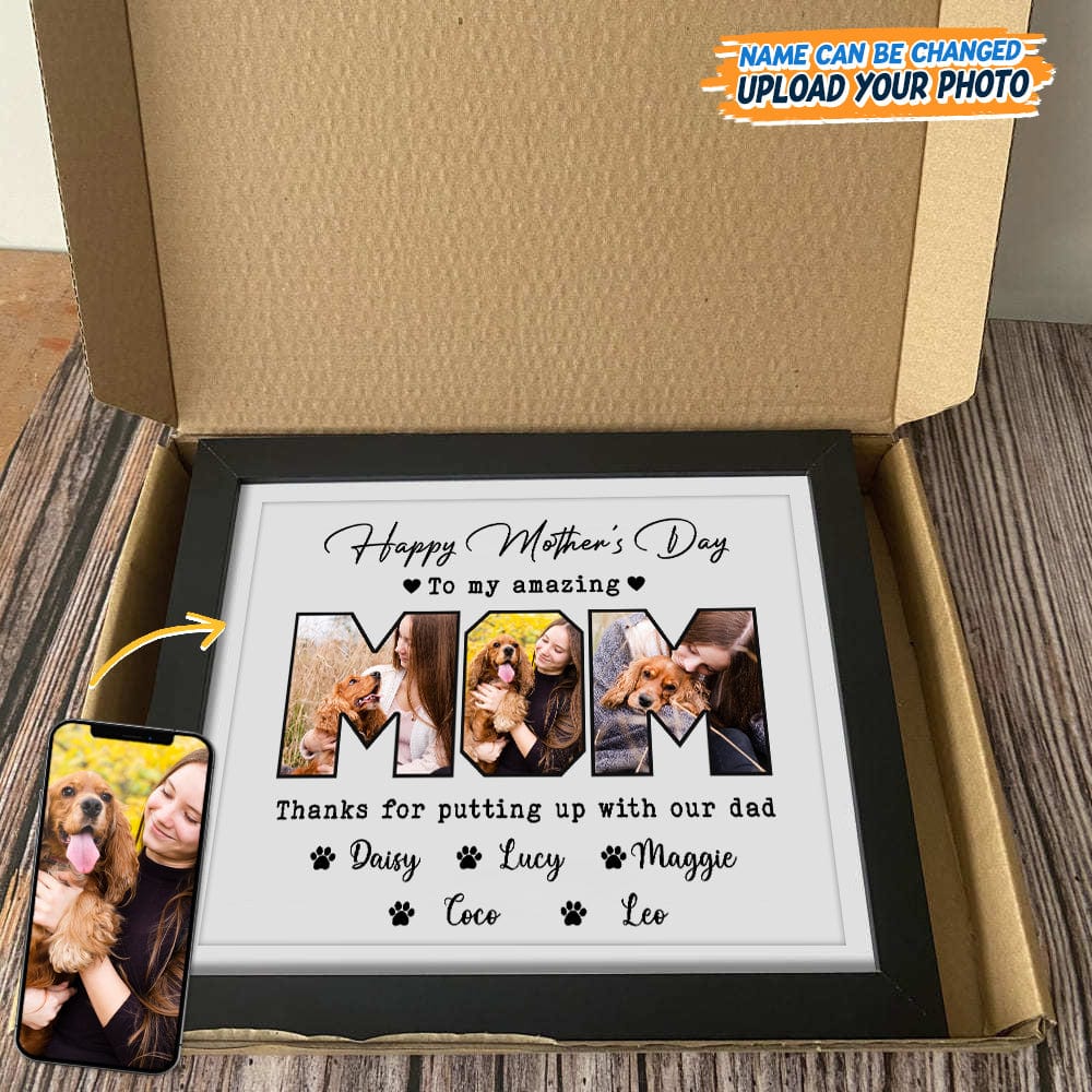 Custom Photo Happy Mother's Day To My Amazing Mom Picture Frame K228 889152 - Image 3
