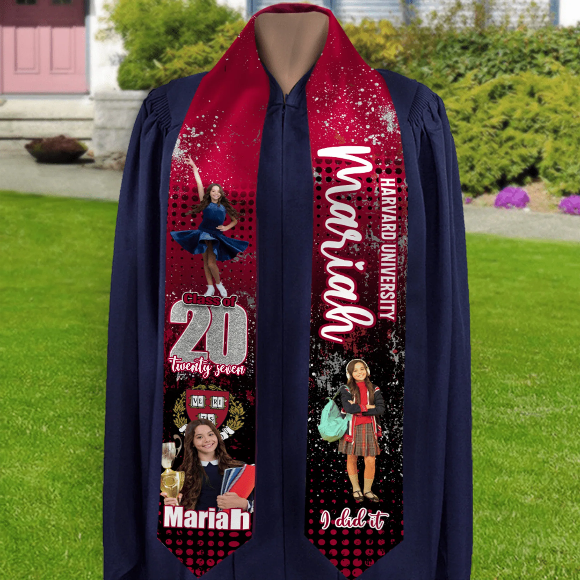 Custom Photo I Did It Congrats Graduation Stoles HO82 893462 - Image 3