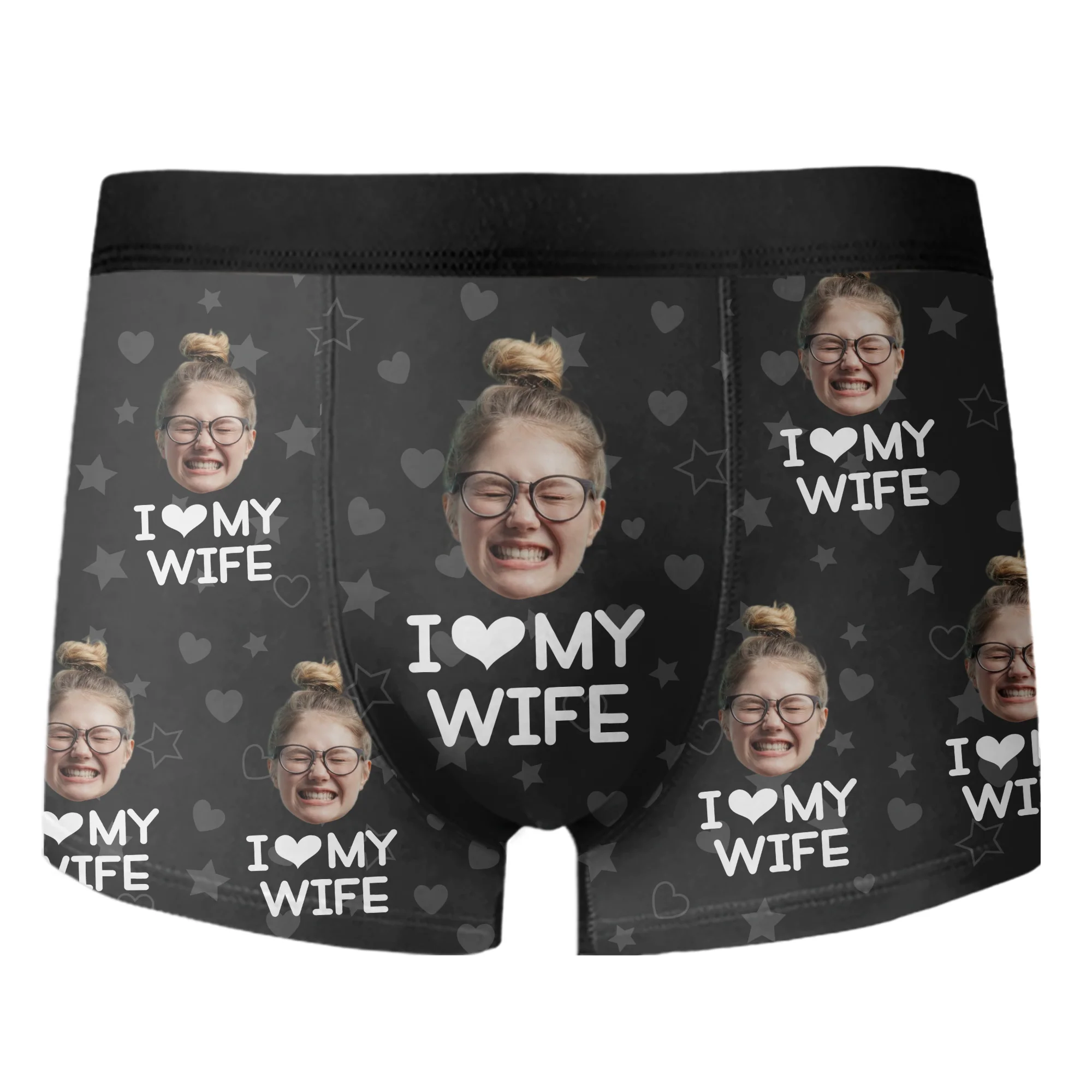 Custom Photo I Love My Girlfriend Boyfriend Boxer Valentines Gift For Him Her Husband Wife HO82 900708 - Image 5
