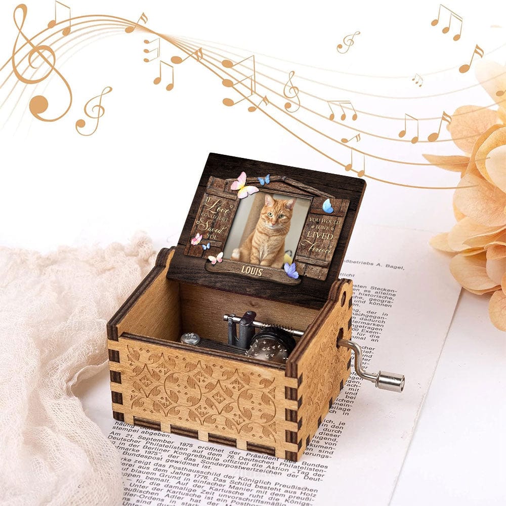 Custom Photo If Love Could Have Saved You Dog Cat Memorial Music Box HO82 893502 - Image 3