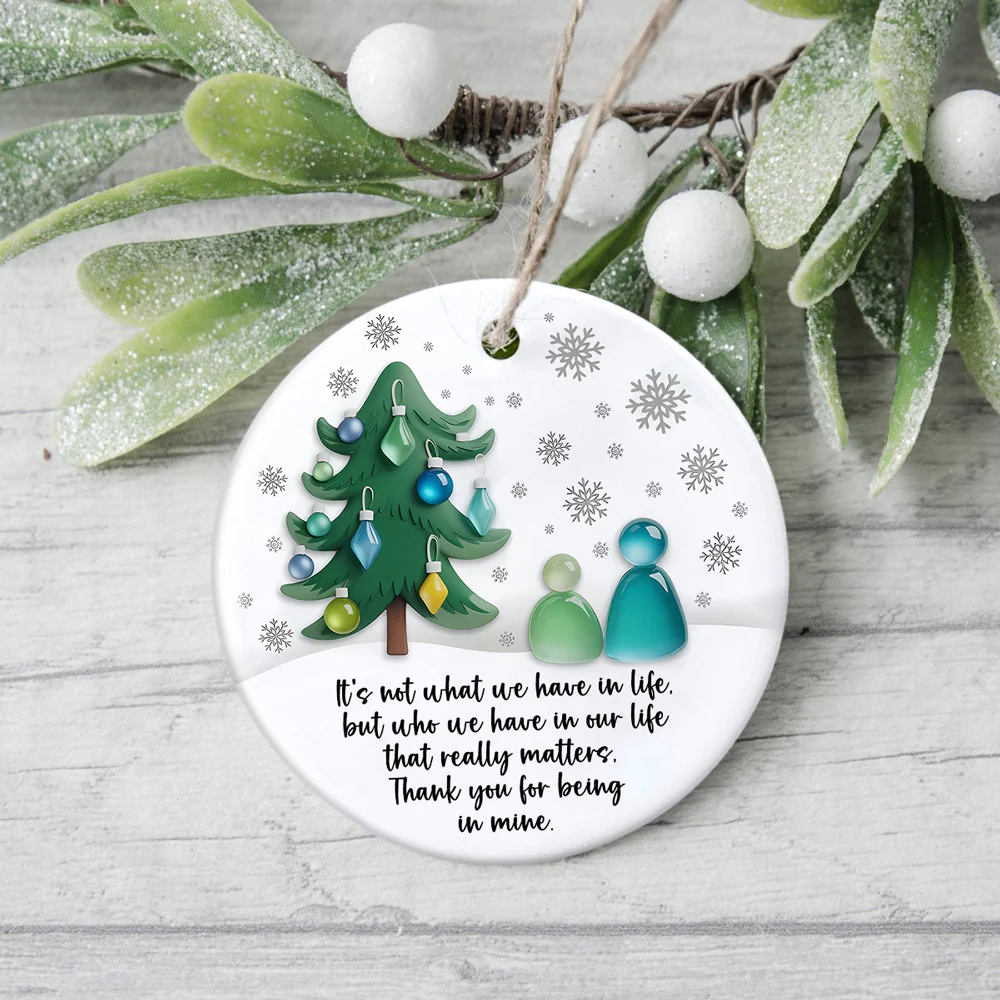 Custom Photo Meaningful Friendship Sea Besties Ceramic Ornament HO82 900220 - Image 5