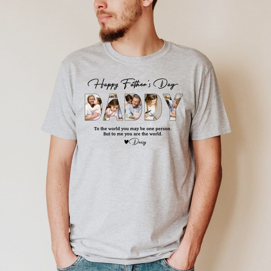 Custom Photo Merry Christmas For Dad Family Shirt TA29 889902 - Image 2