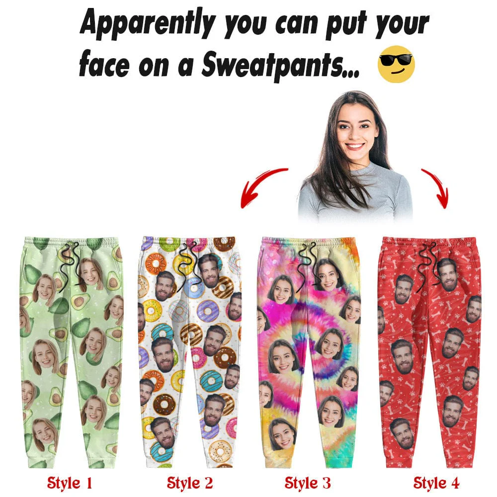 Custom Photo Tie Dye Background For Christmas Sweatpants N304 889604 - Image 5