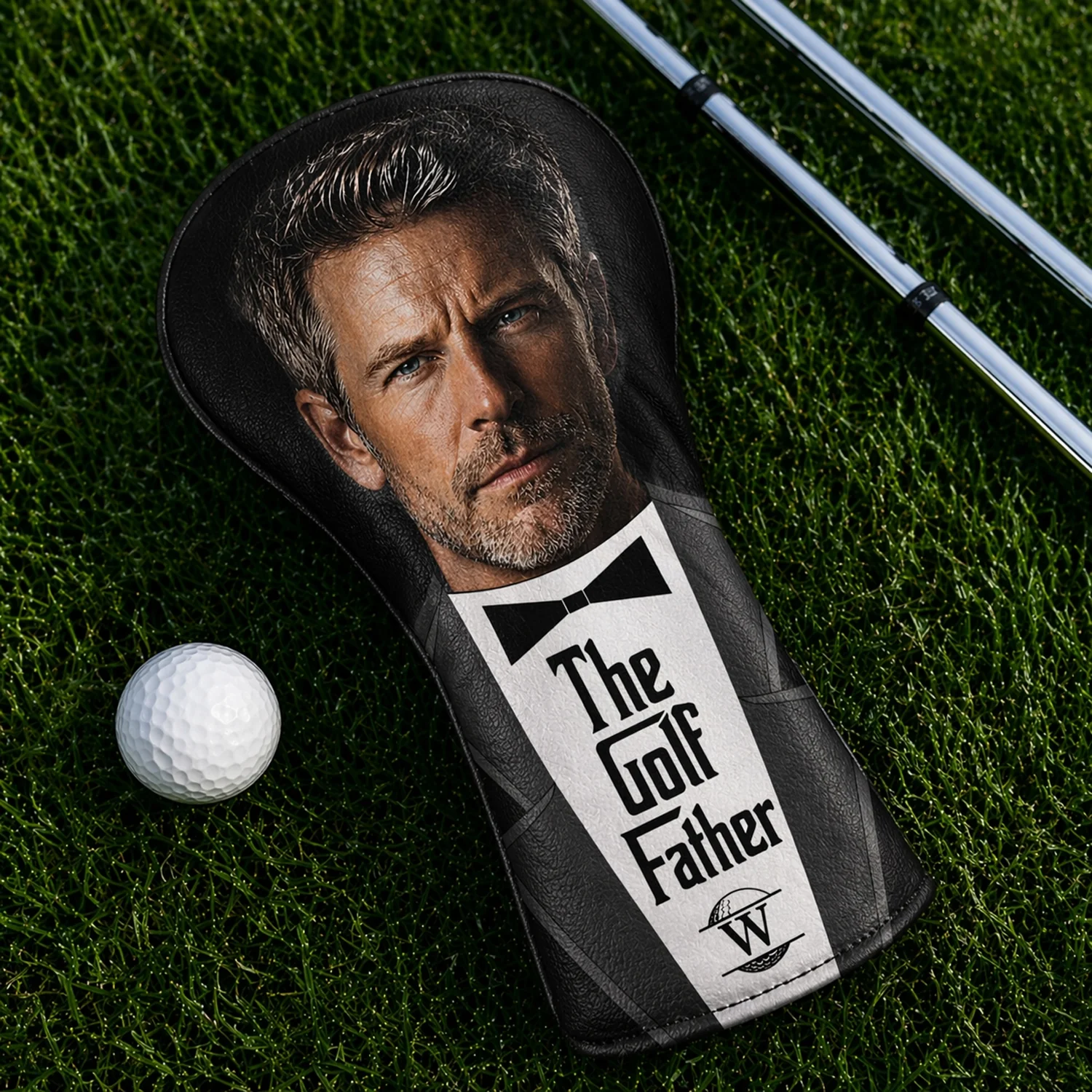 Custom Photo US Flag Golf Head Cover, Golf Club Cover - Gift For Dad, Golf Lovers HO82 902156 - Image 2