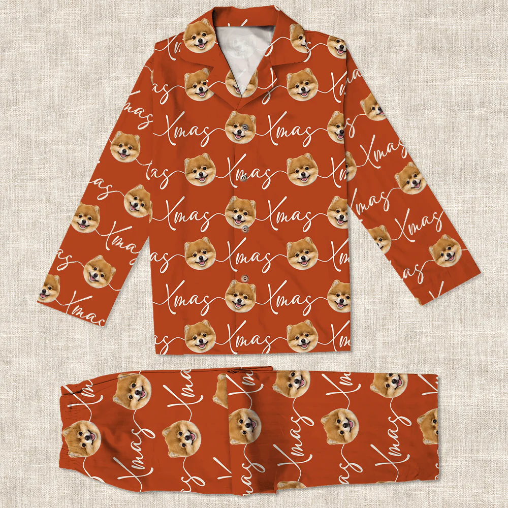 Custom Photo Xmas Pajamas Custom Dog Pajamas DA199 889882 - Image 3