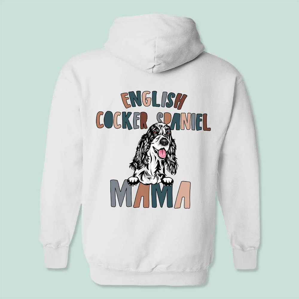 Dog Mama Mom For Dog Lovers Back Shirt Personalized Gift K228 889598 - Image 2