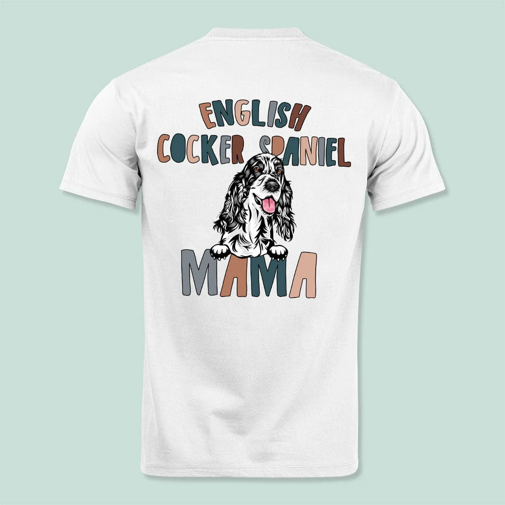 Dog Mama Mom For Dog Lovers Back Shirt Personalized Gift K228 889598 - Image 3