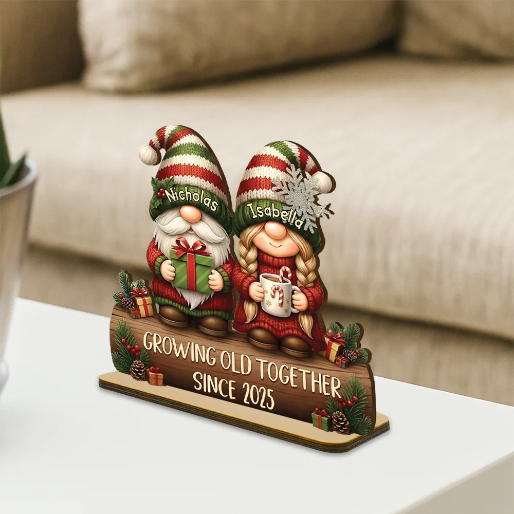 Growing Old Together Wooden Plaque Personalized Gift For Couple HO82 900710 - Image 4