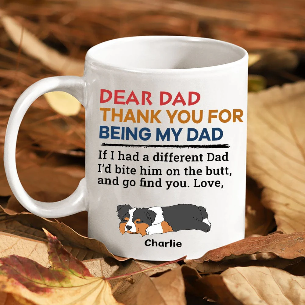 Happy Father's Day Bite The Butt Mug Personalized Gift HO82 890708 - Image 4