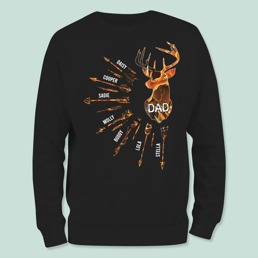 Happy Father's Day Hunting Dad Grandpa Shirt N304 889210 - Image 2