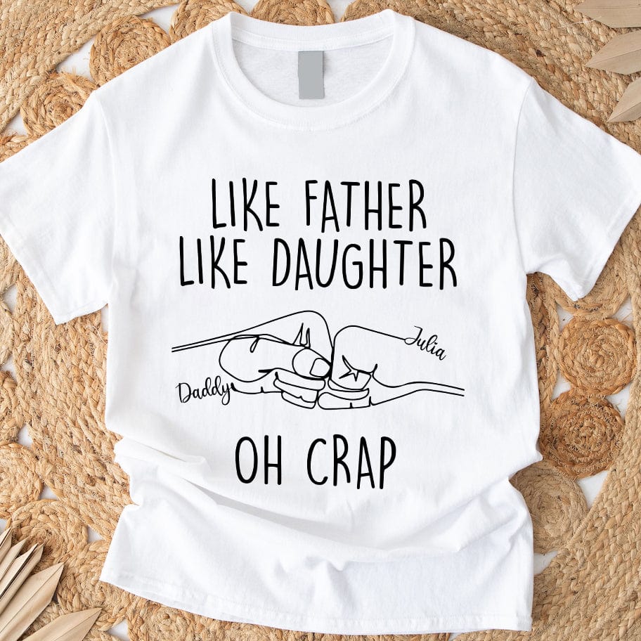 Happy Father's Day Like Father Like Son Bright Shirt Personalized Gift T286 890442
