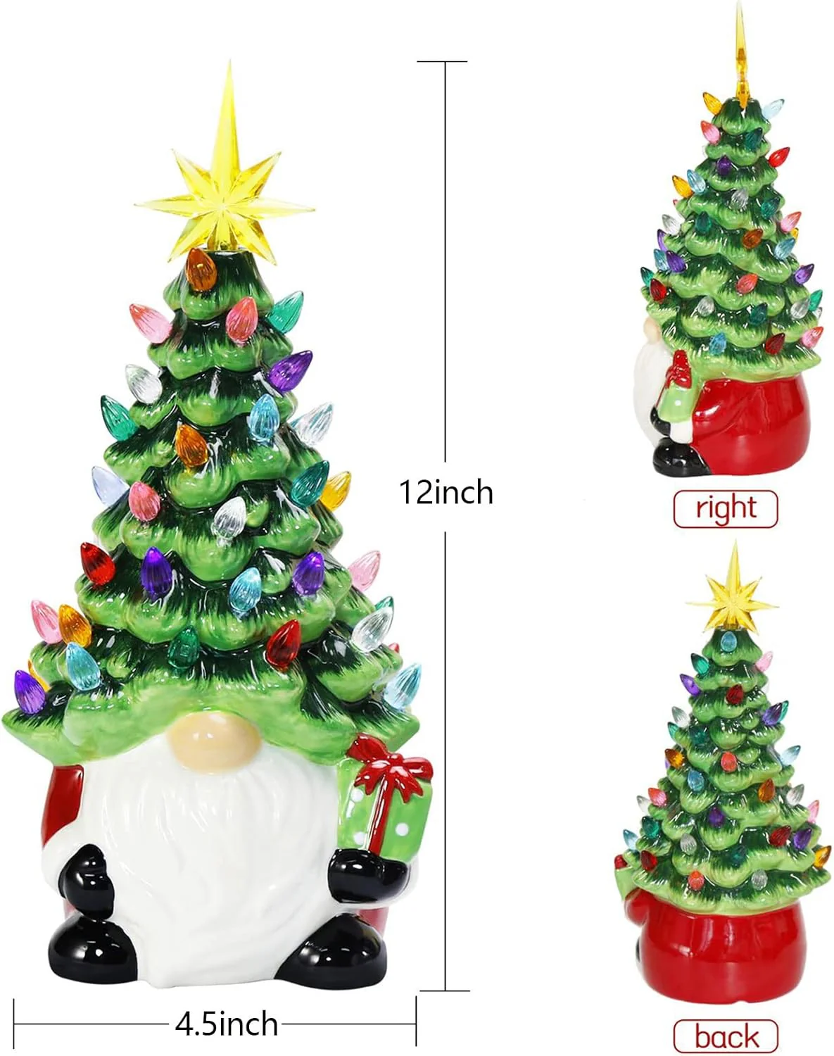 Holiday Lighted Christmas Gnome Tree Best Gift For Family HO82 894892 - Image 7