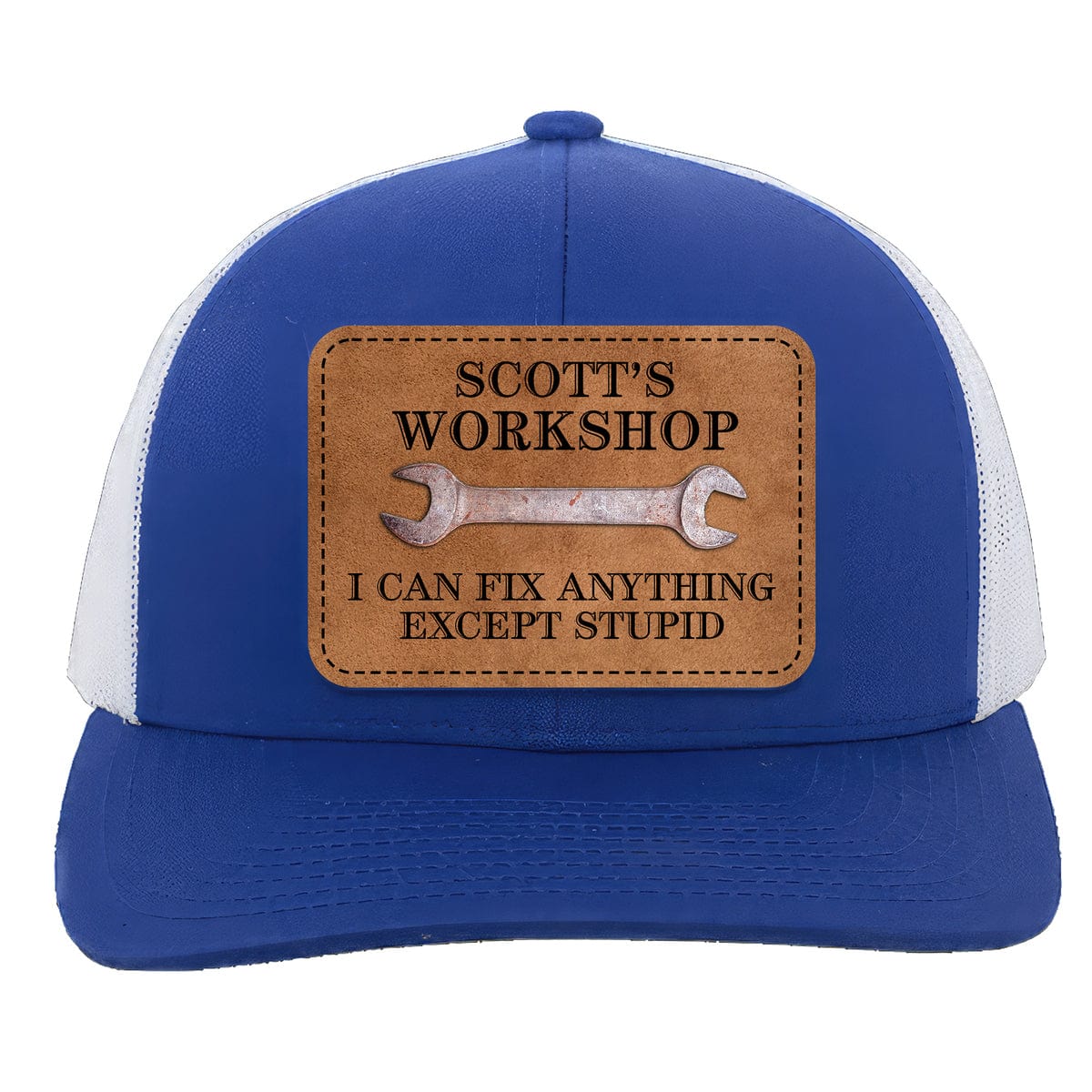 I Can Fix Anything Except Stupid Leather Patch Hat Personalized Gift T368 889848 - Image 3
