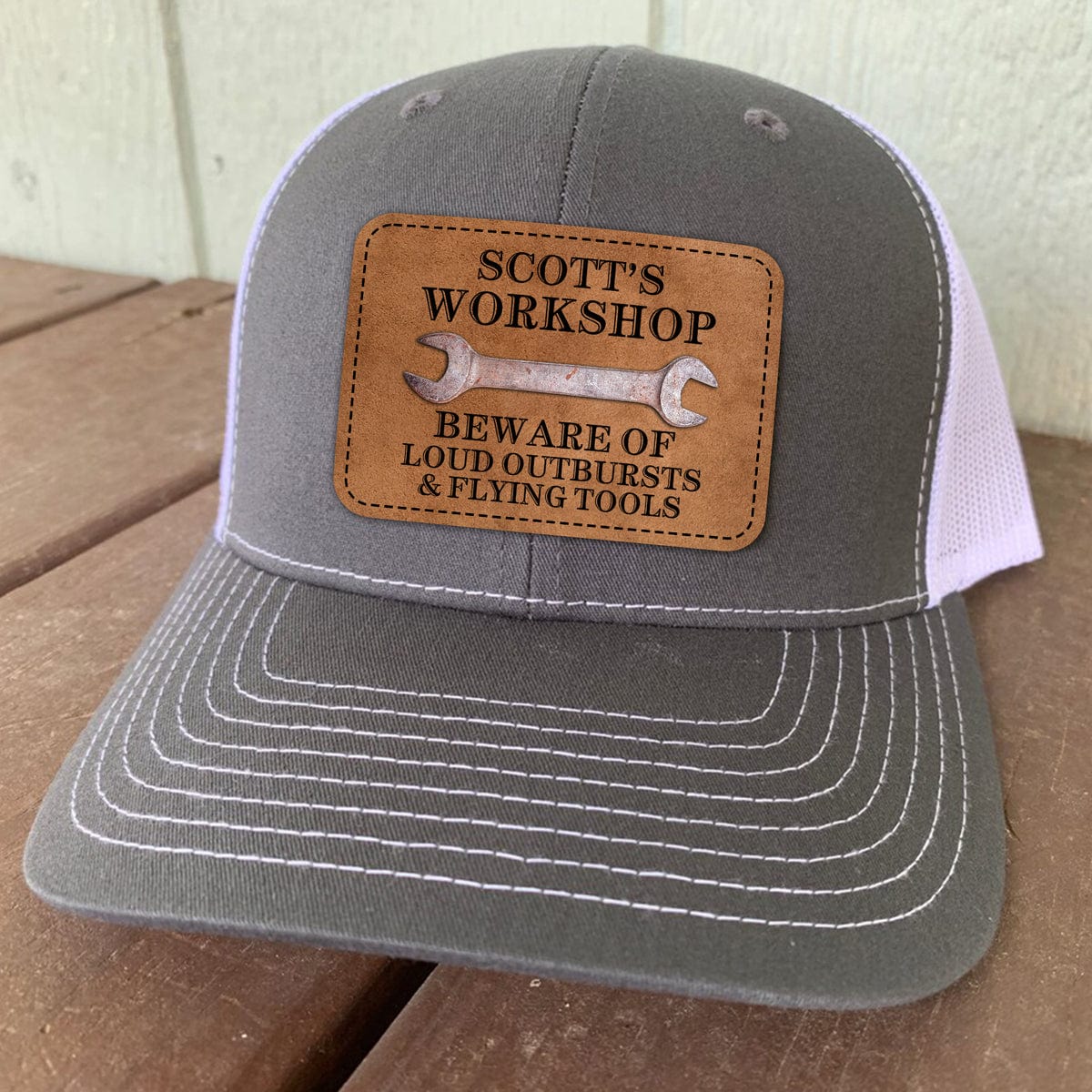 I Can Fix Anything Except Stupid Leather Patch Hat Personalized Gift T368 889848 - Image 4