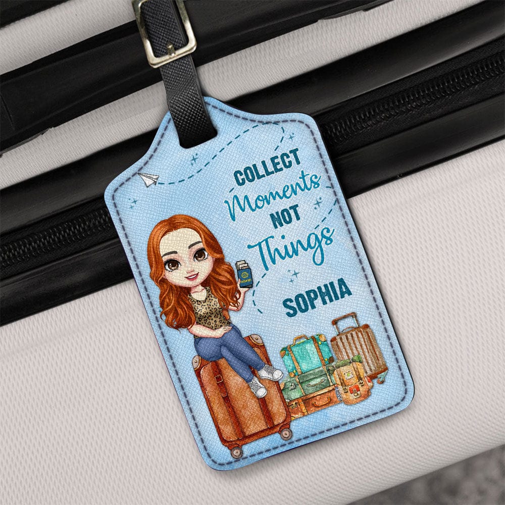 I'm A Girl Who Loves Traveling For Travelers Luggage Tag Personalized Gift TA29 890282 - Image 2