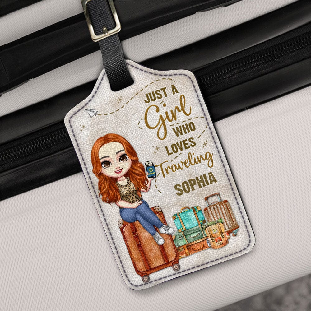 I'm A Girl Who Loves Traveling For Travelers Luggage Tag Personalized Gift TA29 890282 - Image 7