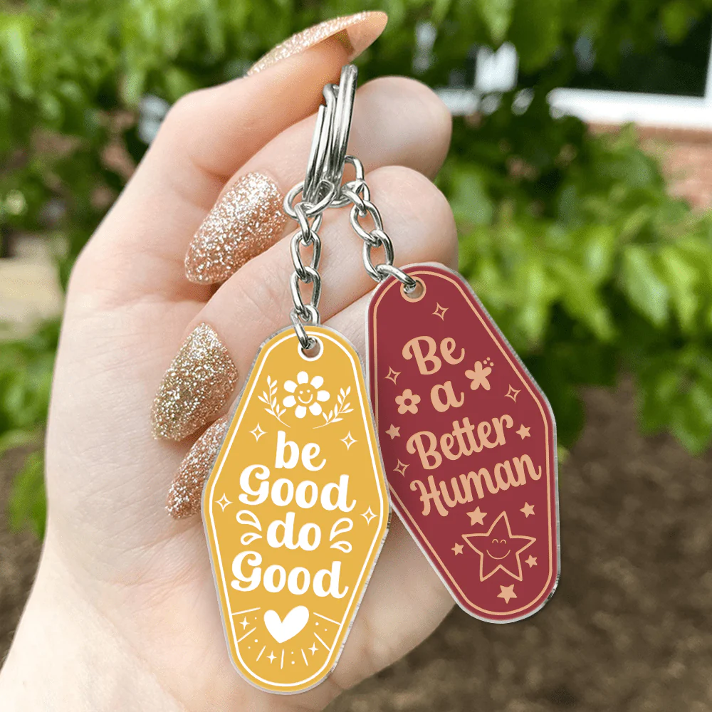 Kindness Is Magic With Retro Inspired Motel Acrylic Keychain Personalized Gift K228 889814 - Image 7