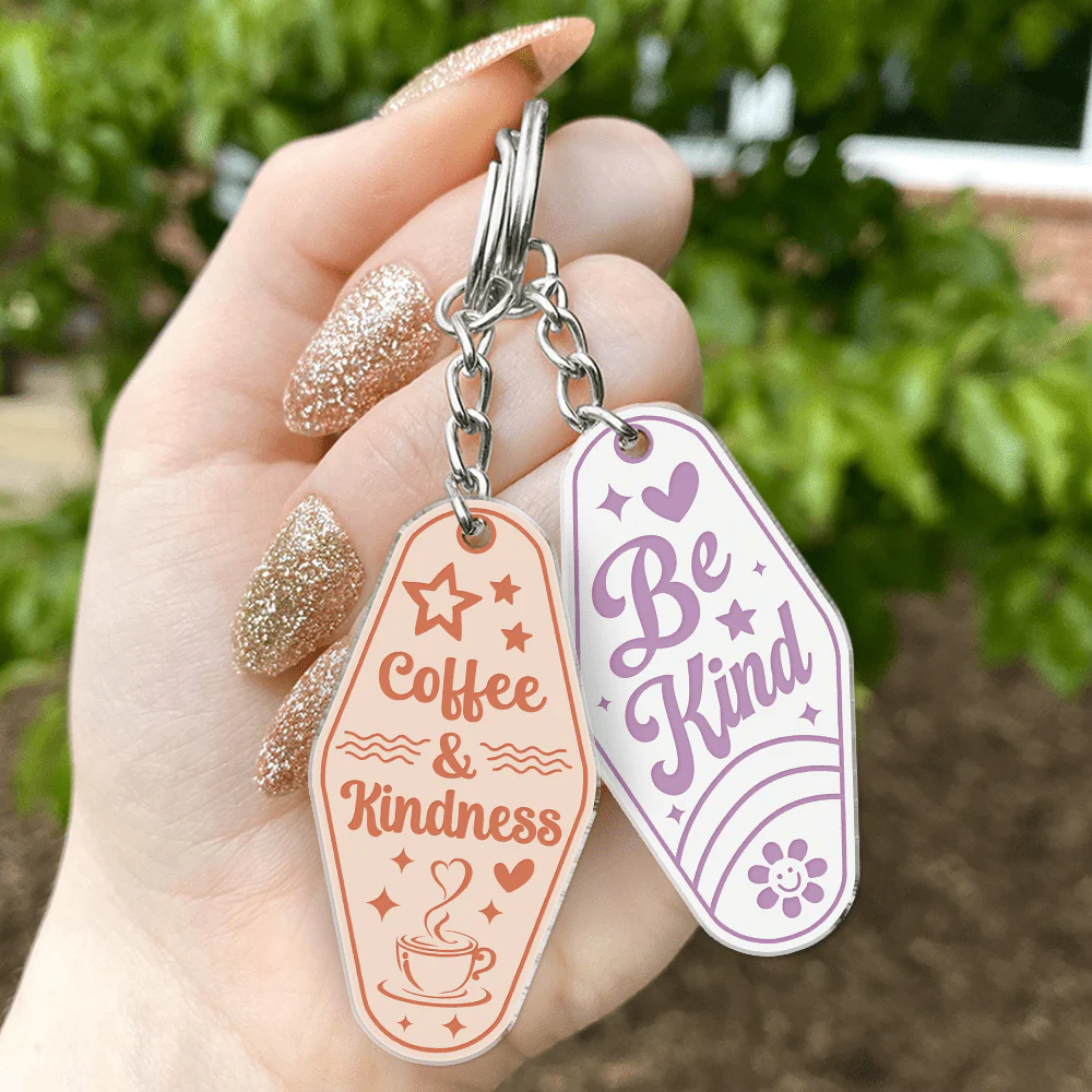 Kindness Is Magic With Retro Inspired Motel Acrylic Keychain Personalized Gift K228 889814 - Image 8
