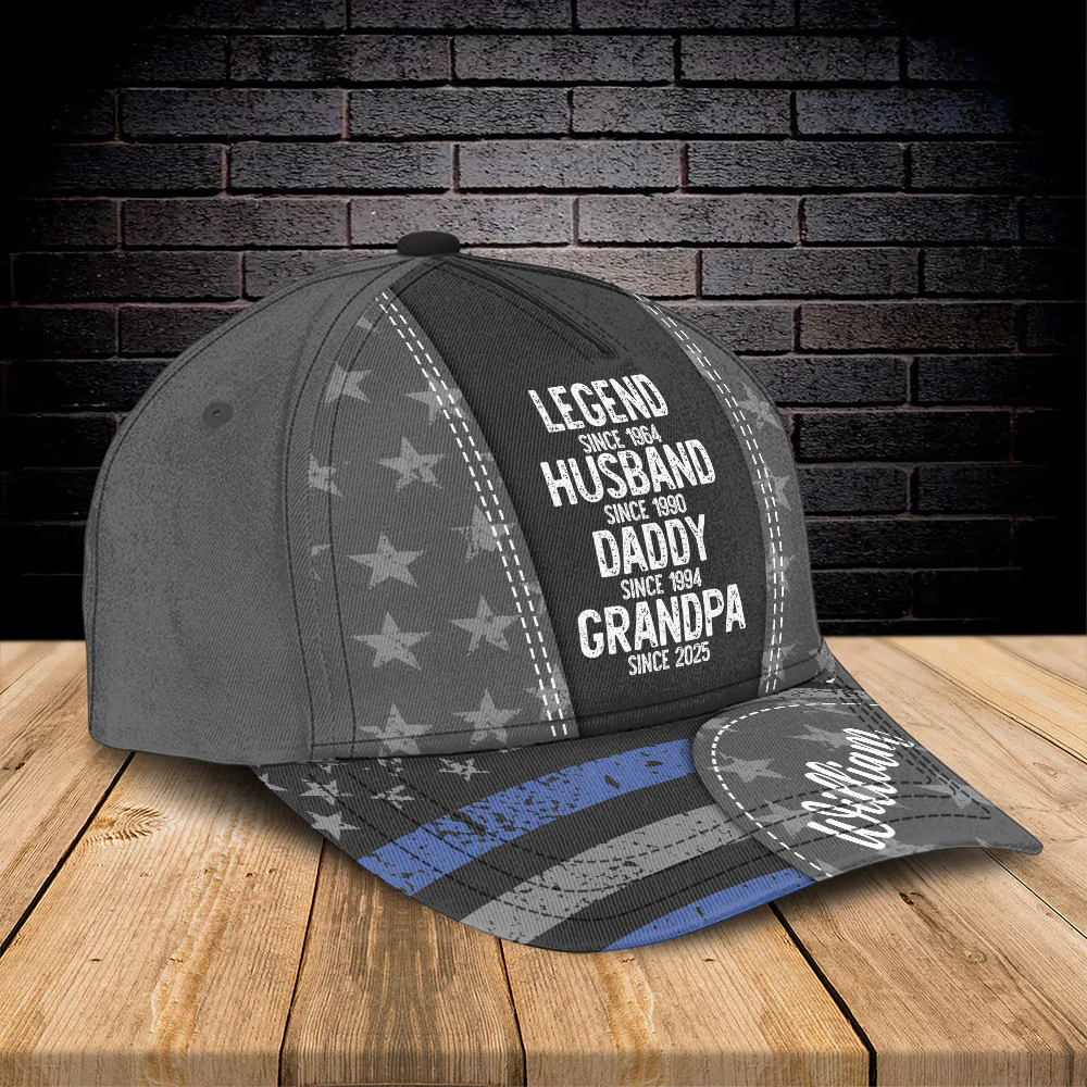 Legend Husband Daddy Classic Cap Personalized Gift For Dad, Father's Day HO82 893922 - Image 2