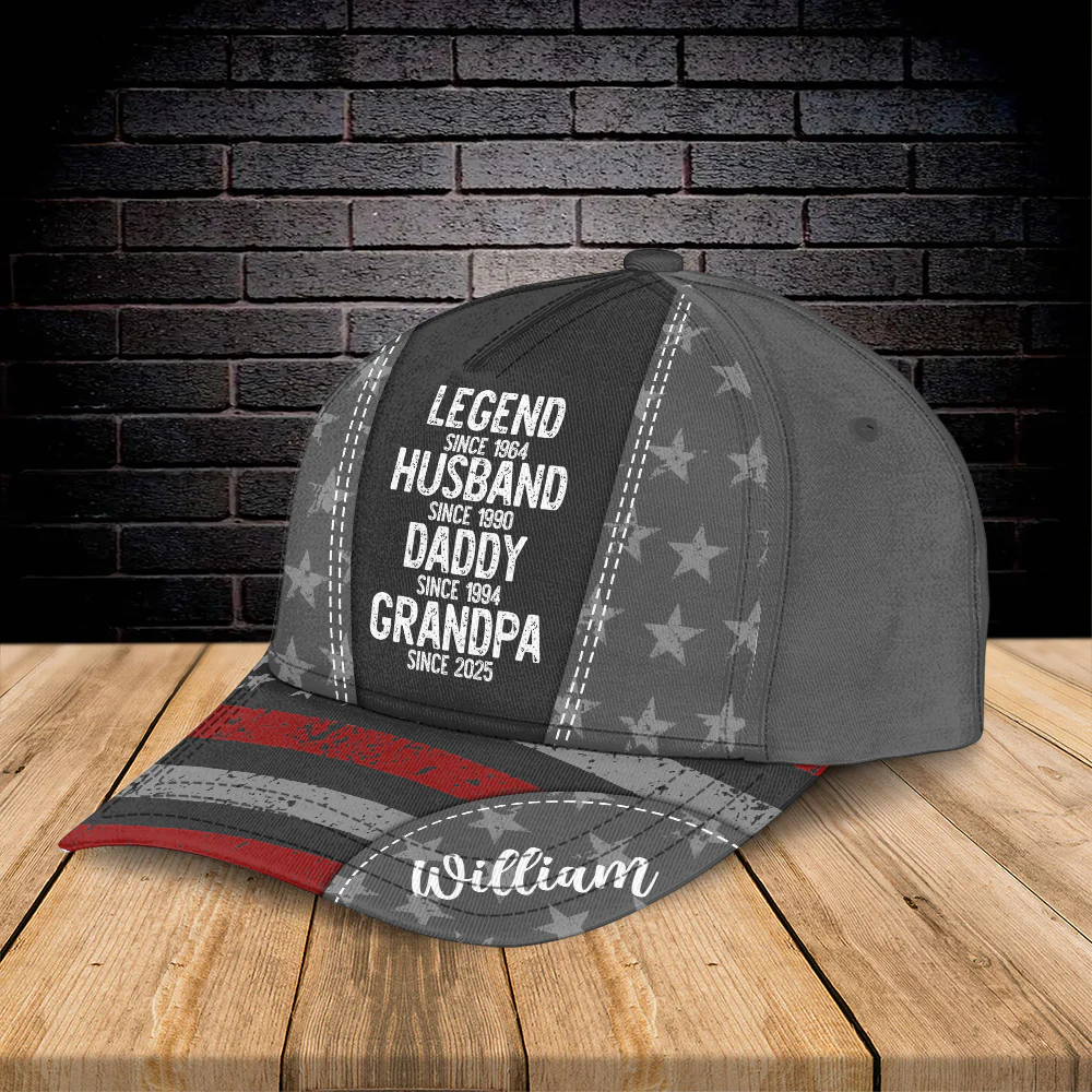 Legend Husband Daddy Classic Cap Personalized Gift For Dad, Father's Day HO82 893922 - Image 5