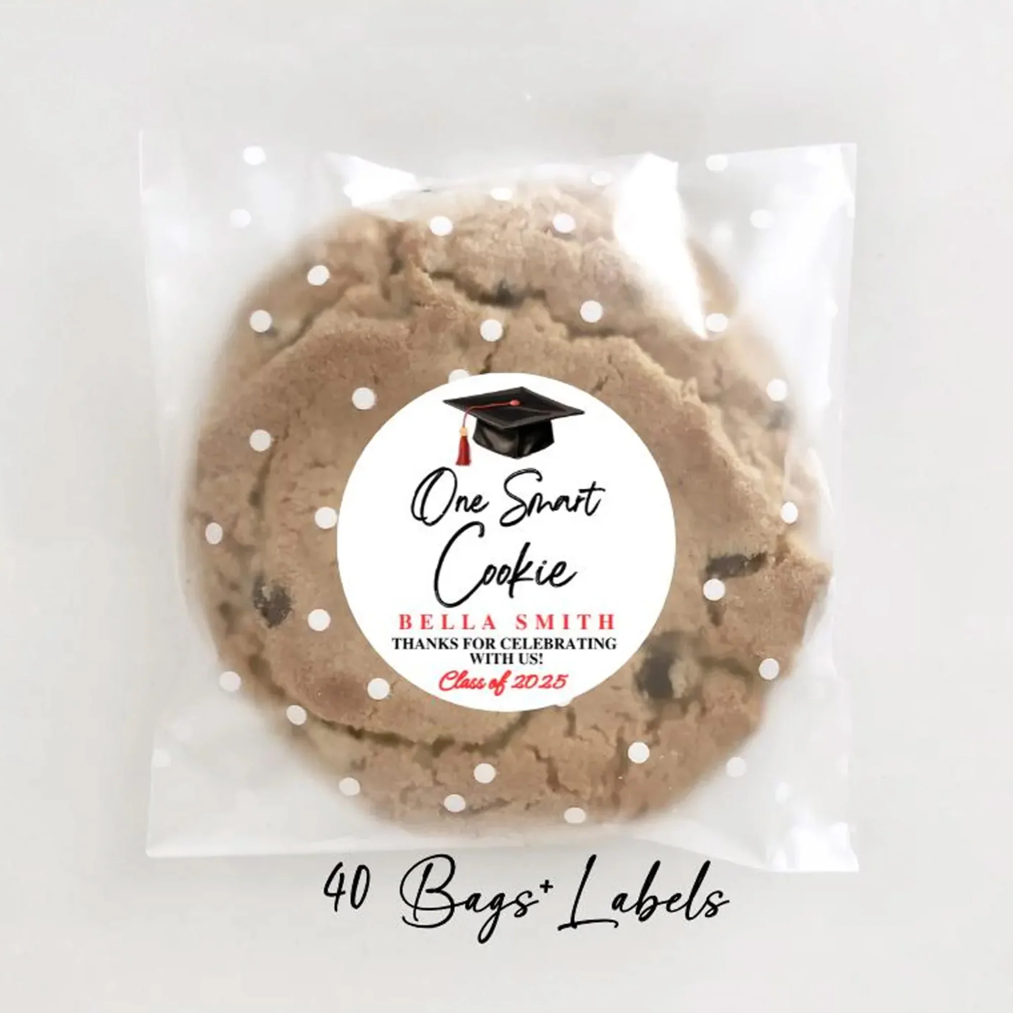 One Smart Cookie 2026 Graduation Labels & Bags HO82 902234 - Image 10