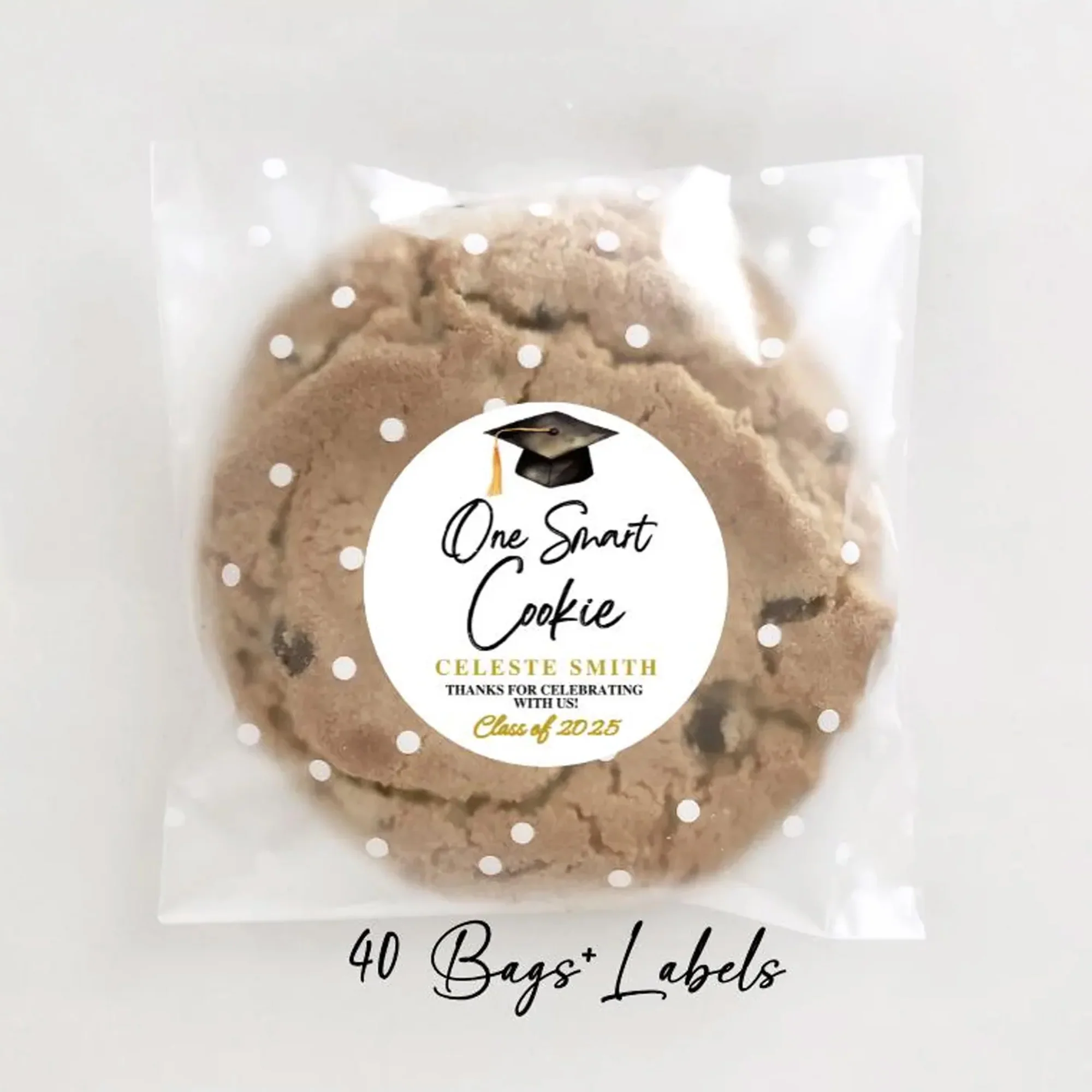 One Smart Cookie 2026 Graduation Labels & Bags HO82 902234 - Image 4
