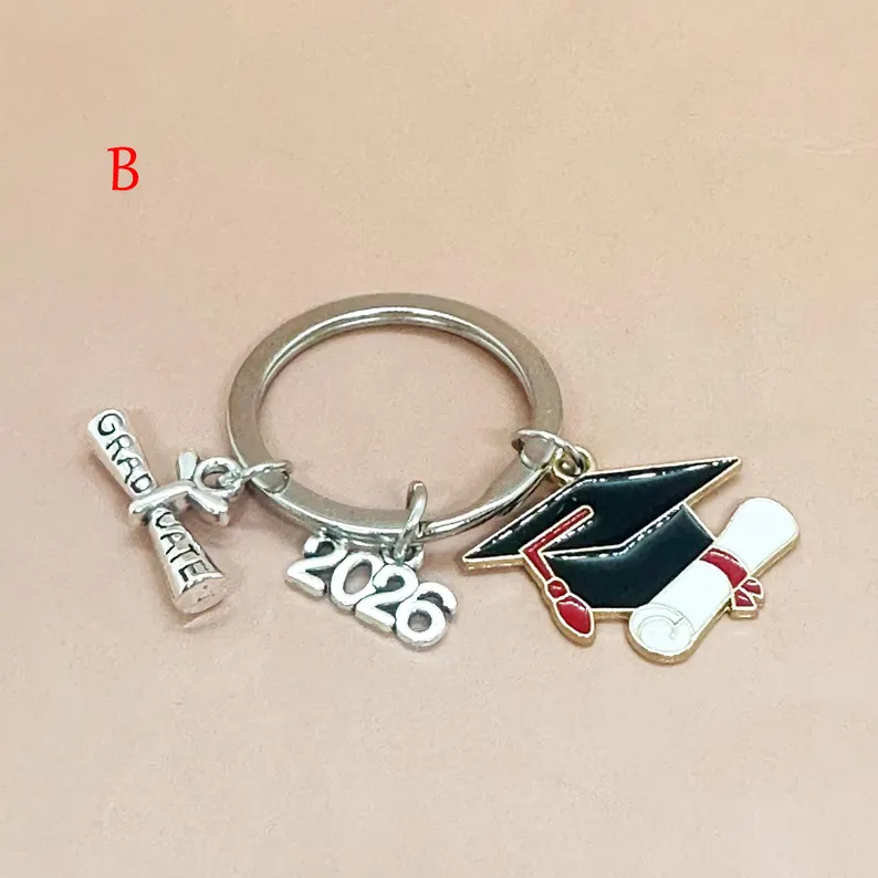 Personalized 2026 Graduation Metal Keychain, Gift for Graduates HO82 901530 - Image 3